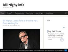 Tablet Screenshot of billnighy.info